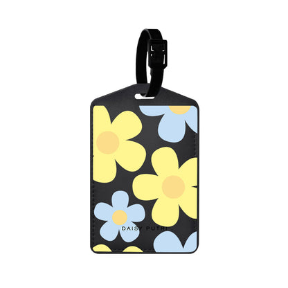 Vegan Leather Bag Tag - Daisy Skies