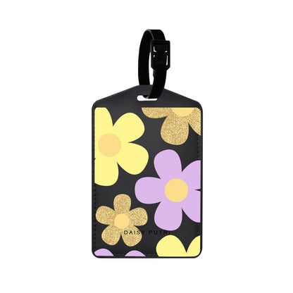 Vegan Leather Bag Tag - Daisy Twinkle