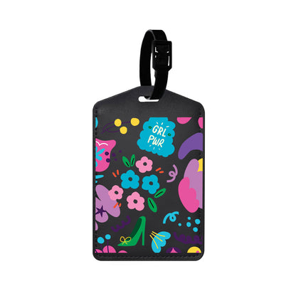 Vegan Leather Bag Tag - Girl Power 1.0
