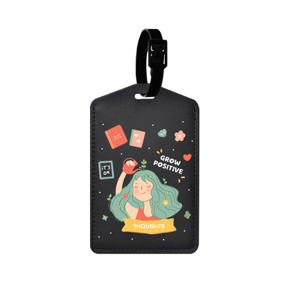 Vegan Leather Bag Tag - Grow