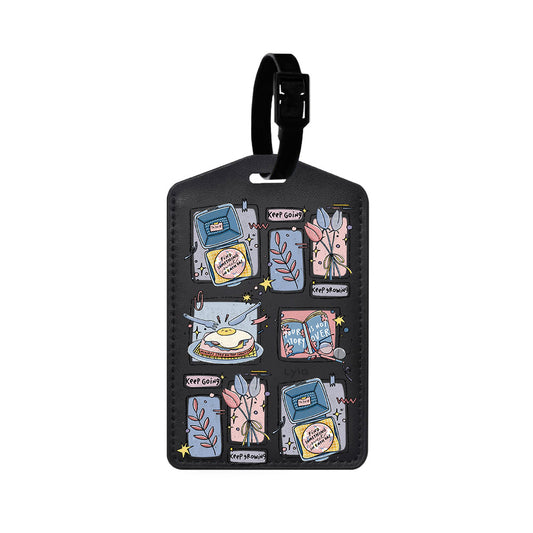 Vegan Leather Bag Tag - Grow (Sunnysidearteu)