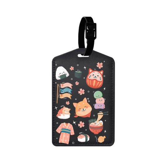 Vegan Leather Bag Tag - Japan