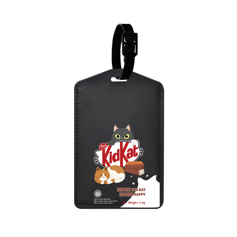 Vegan Leather Bag Tag - Kidkat