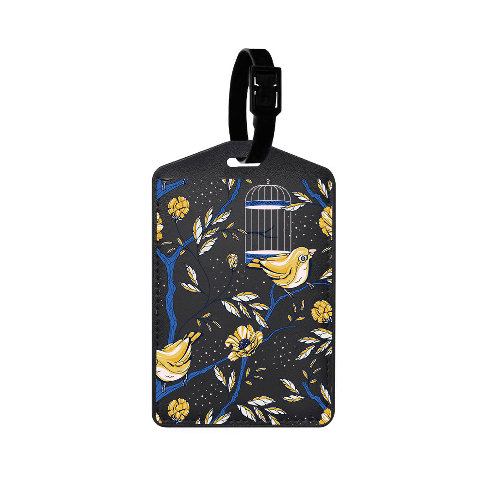 Vegan Leather Bag Tag - Lovebird 16.0