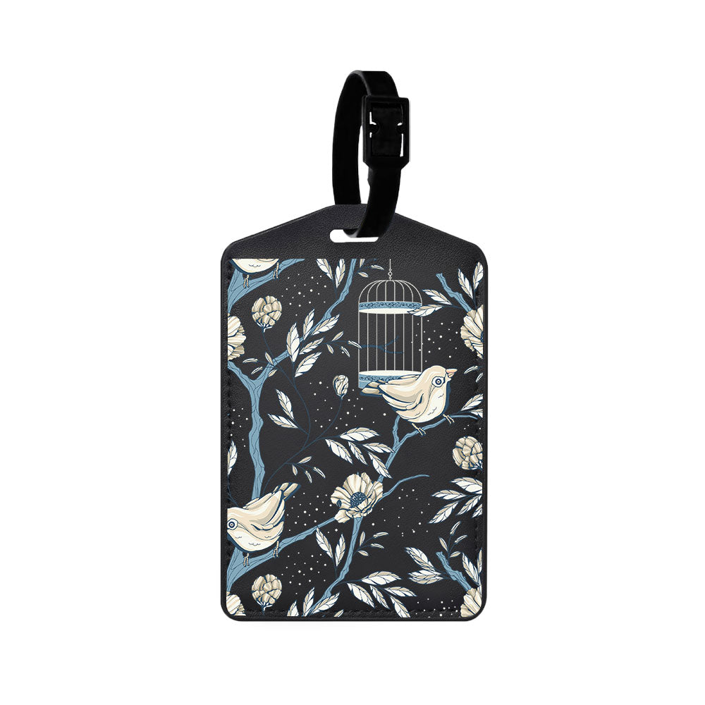 Vegan Leather Bag Tag - Lovebird 9.0