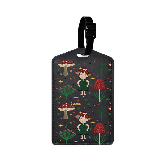 Vegan Leather Bag Tag - Lost in the Forest 2.0