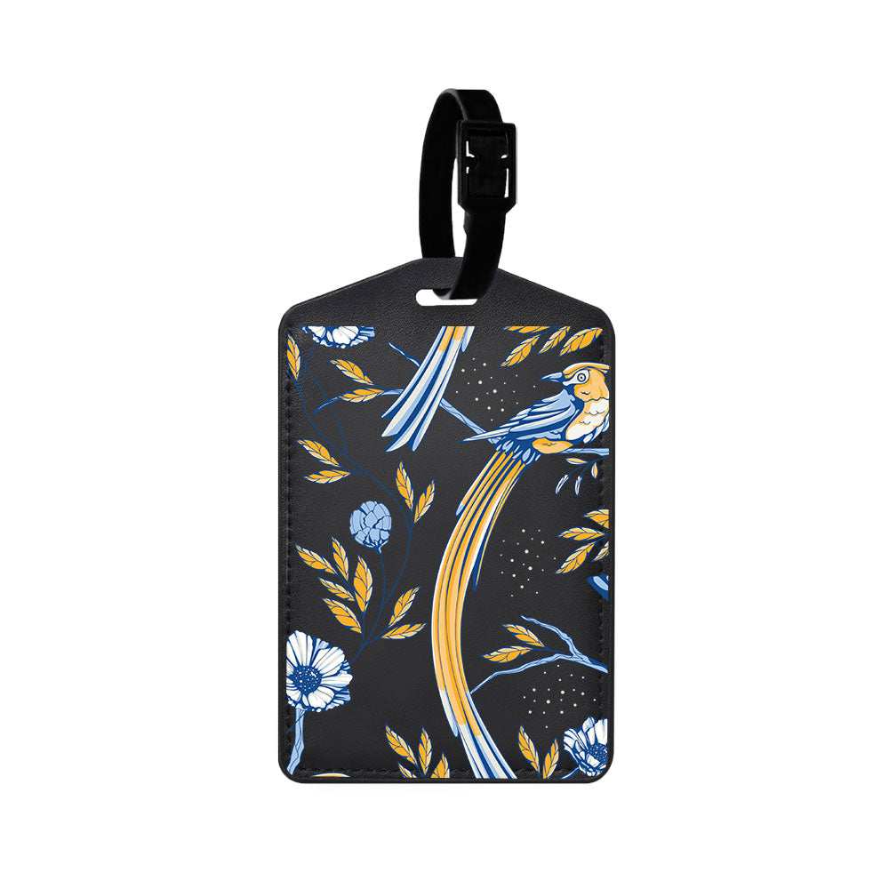 Vegan Leather Bag Tag - Lovebird 7.0