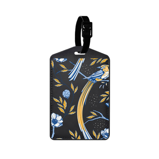 Vegan Leather Bag Tag - Lovebird 7.0