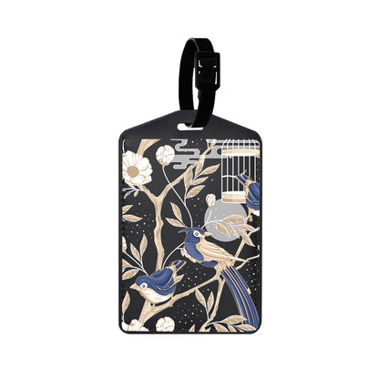 Vegan Leather Bag Tag - Lovebird 1.0
