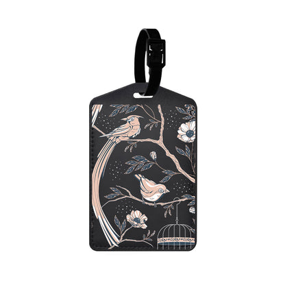 Vegan Leather Bag Tag - Lovebird 2.0
