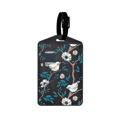 Vegan Leather Bag Tag - Lovebird 3.0