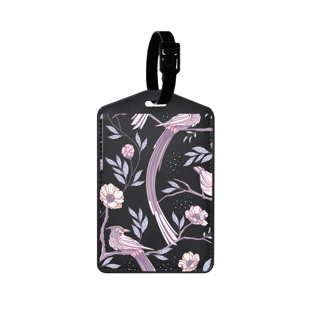 Vegan Leather Bag Tag - Lovebird 4.0