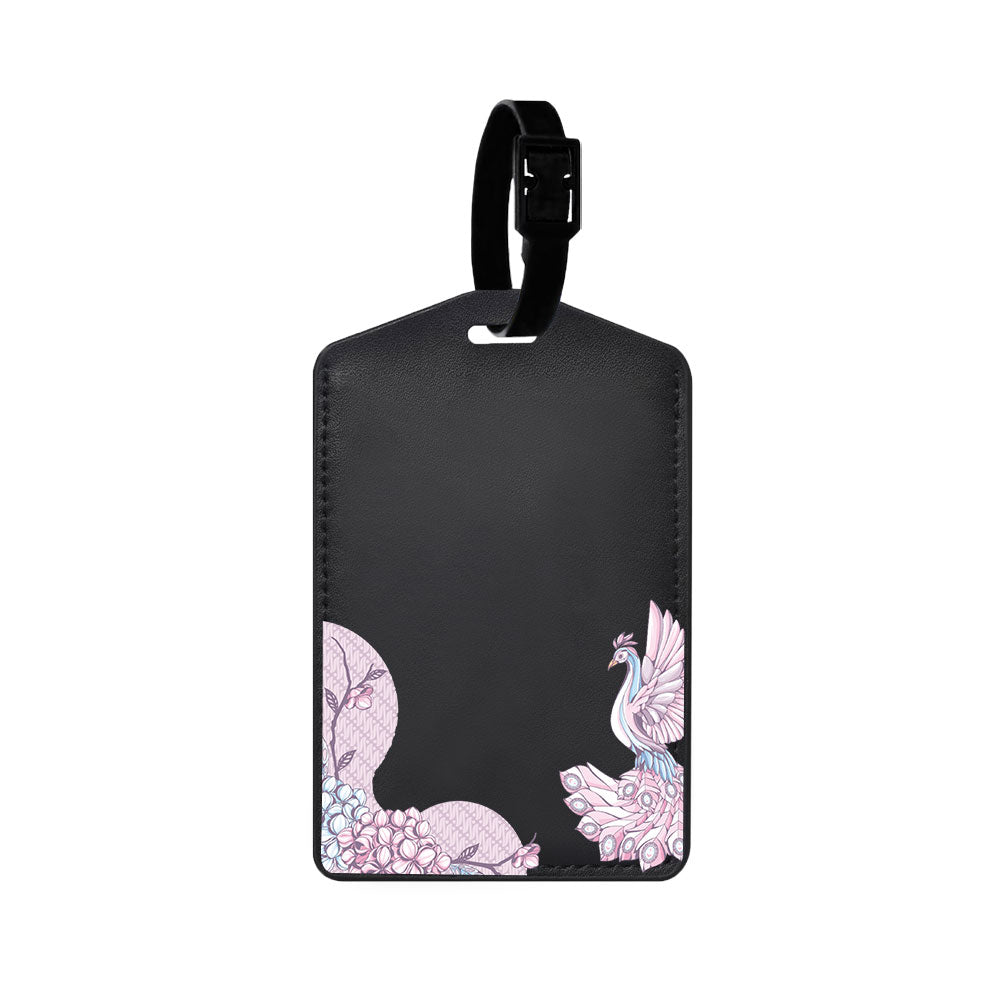 Vegan Leather Bag Tag - Peacock 1.0
