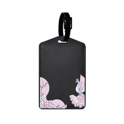 Vegan Leather Bag Tag - Peacock 1.0