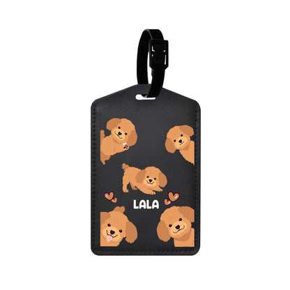 Vegan Leather Bag Tag - Poodle Squad 1.0