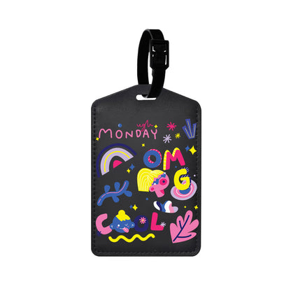 Vegan Leather Bag Tag - Monday My Day