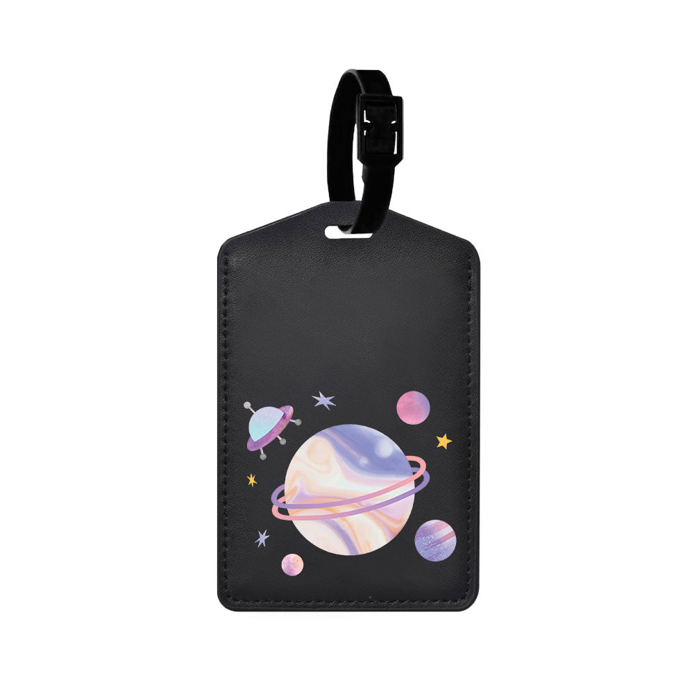 Vegan Leather Bag Tag - My Universe