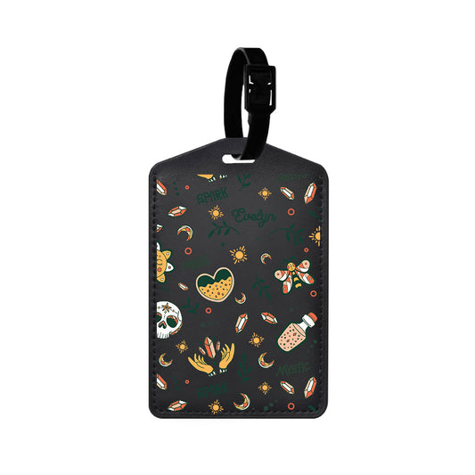 Vegan Leather Bag Tag - Mystic