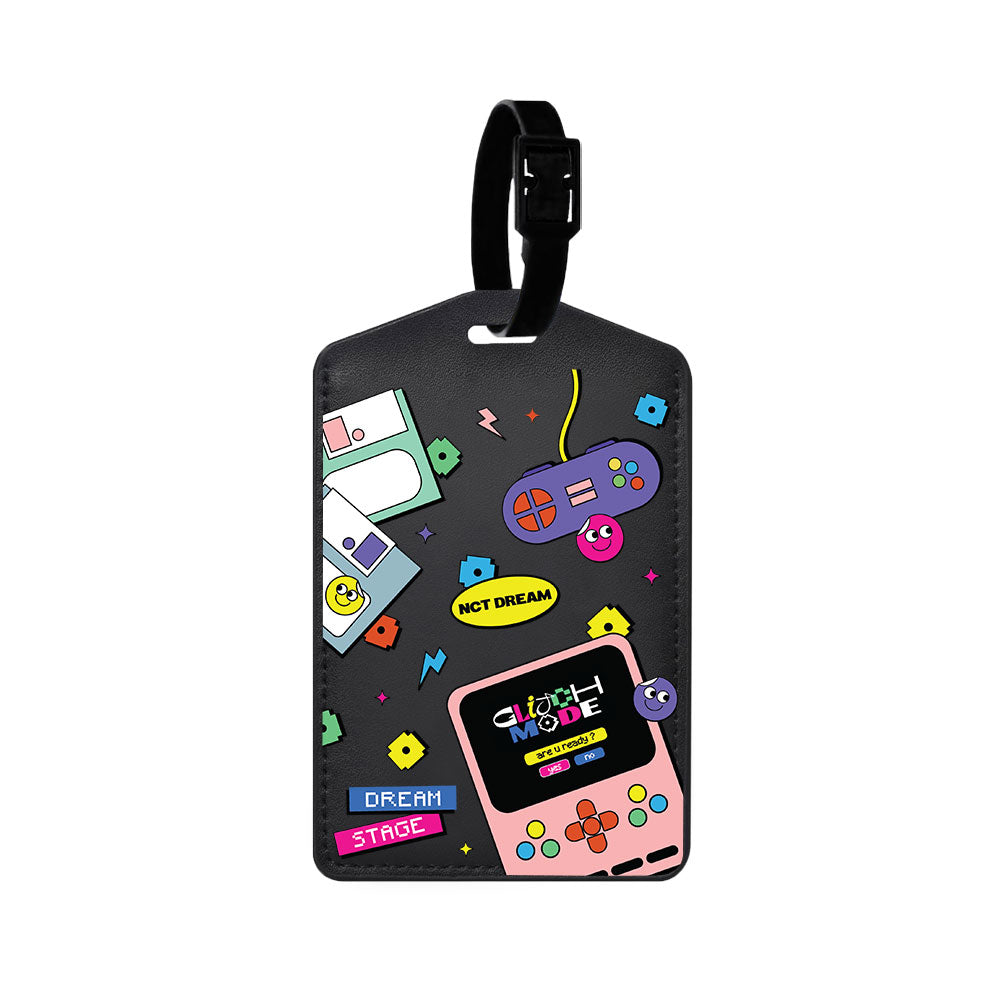 Vegan Leather Bag Tag - NCT Glitch Mode