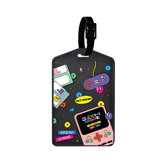 Vegan Leather Bag Tag - NCT Glitch Mode