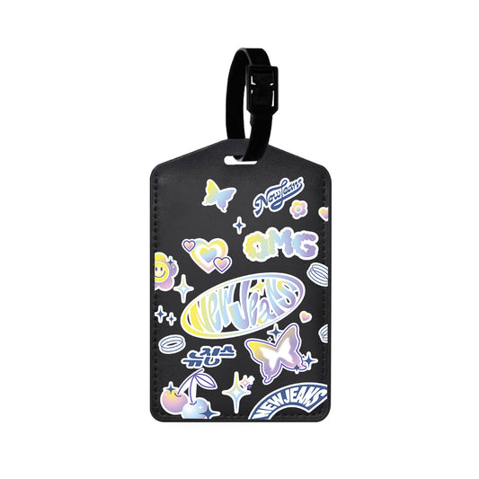 Vegan Leather Bag Tag - New Jeans OMG 1.0