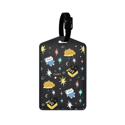 Vegan Leather Bag Tag - Nightover