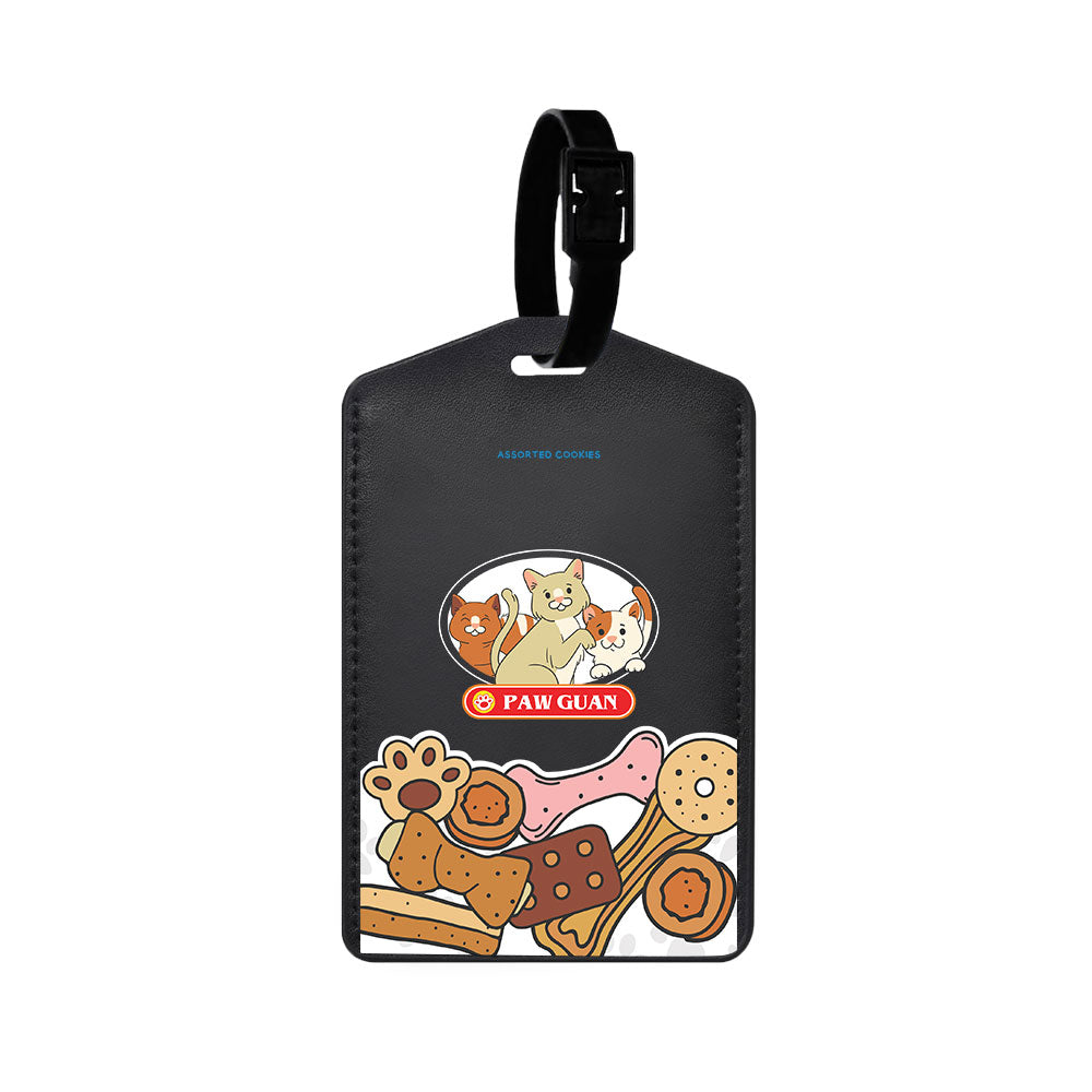 Vegan Leather Bag Tag - Pawguan Cat