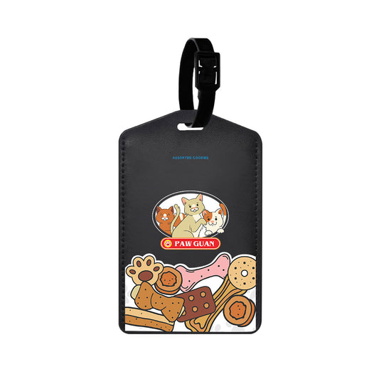 Vegan Leather Bag Tag - Pawguan Cat