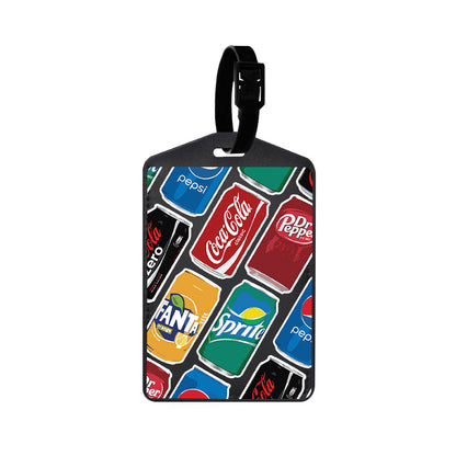 Vegan Leather Bag Tag - Soda