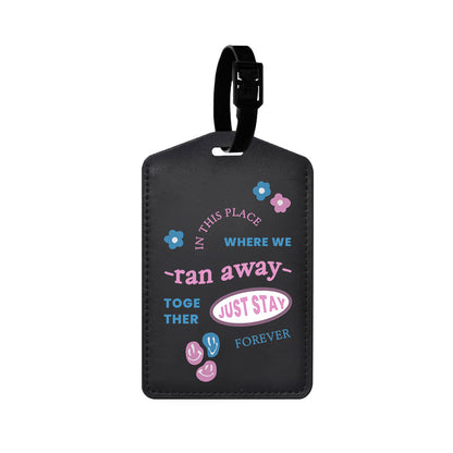 Vegan Leather Bag Tag - TXT Song Lyric