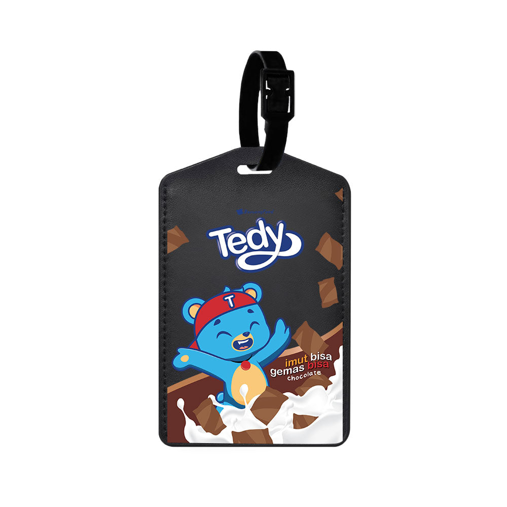 Vegan Leather Bag Tag - Tedy