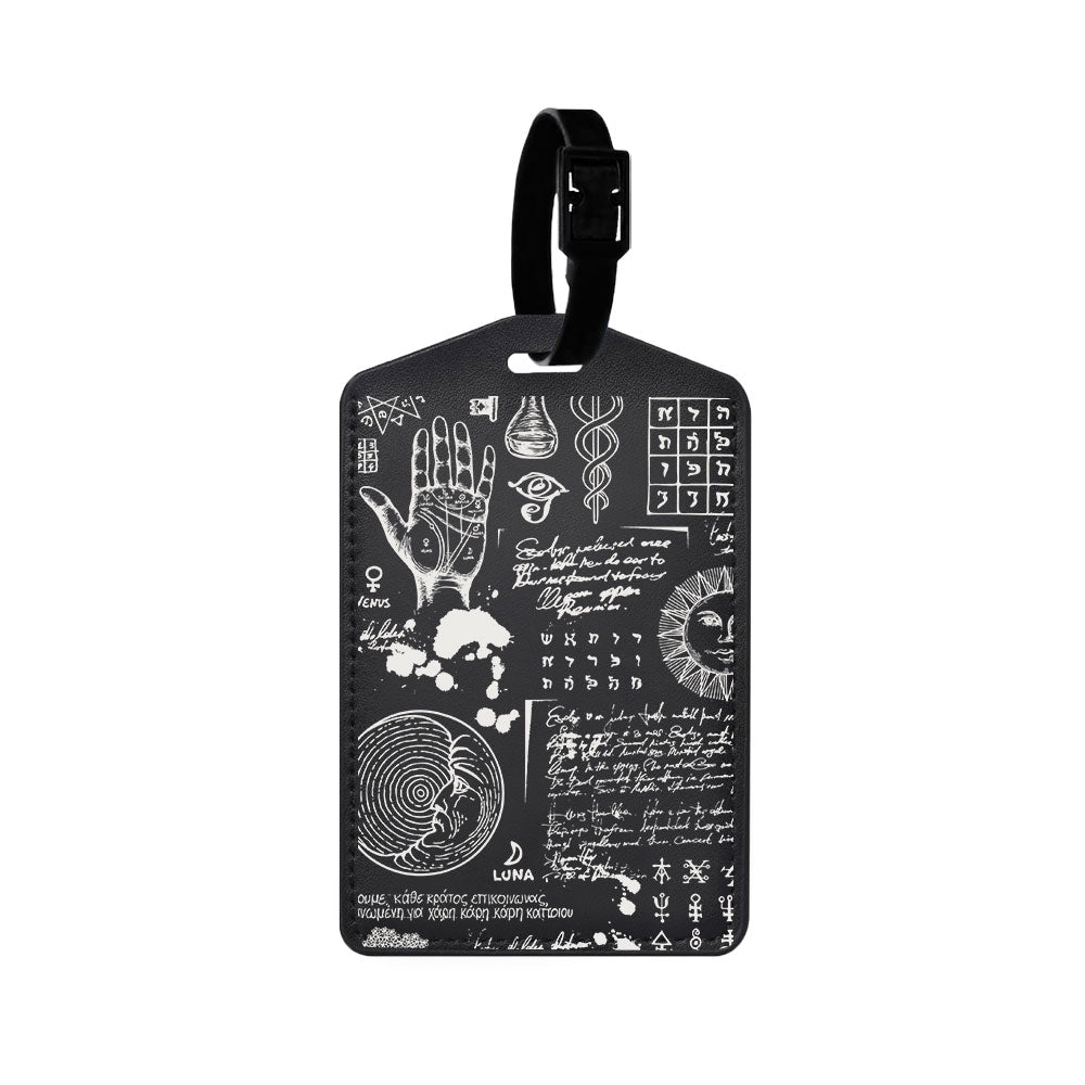 Vegan Leather Bag Tag - Alchemy