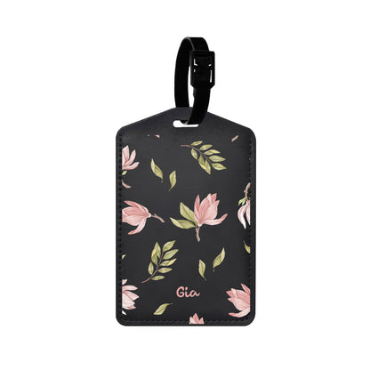 Vegan Leather Bag Tag - Azalea