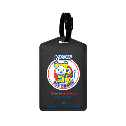 Vegan Leather Bag Tag - Bee Brand