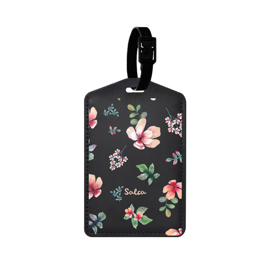 Vegan Leather Bag Tag - Botanical Garden 5.0