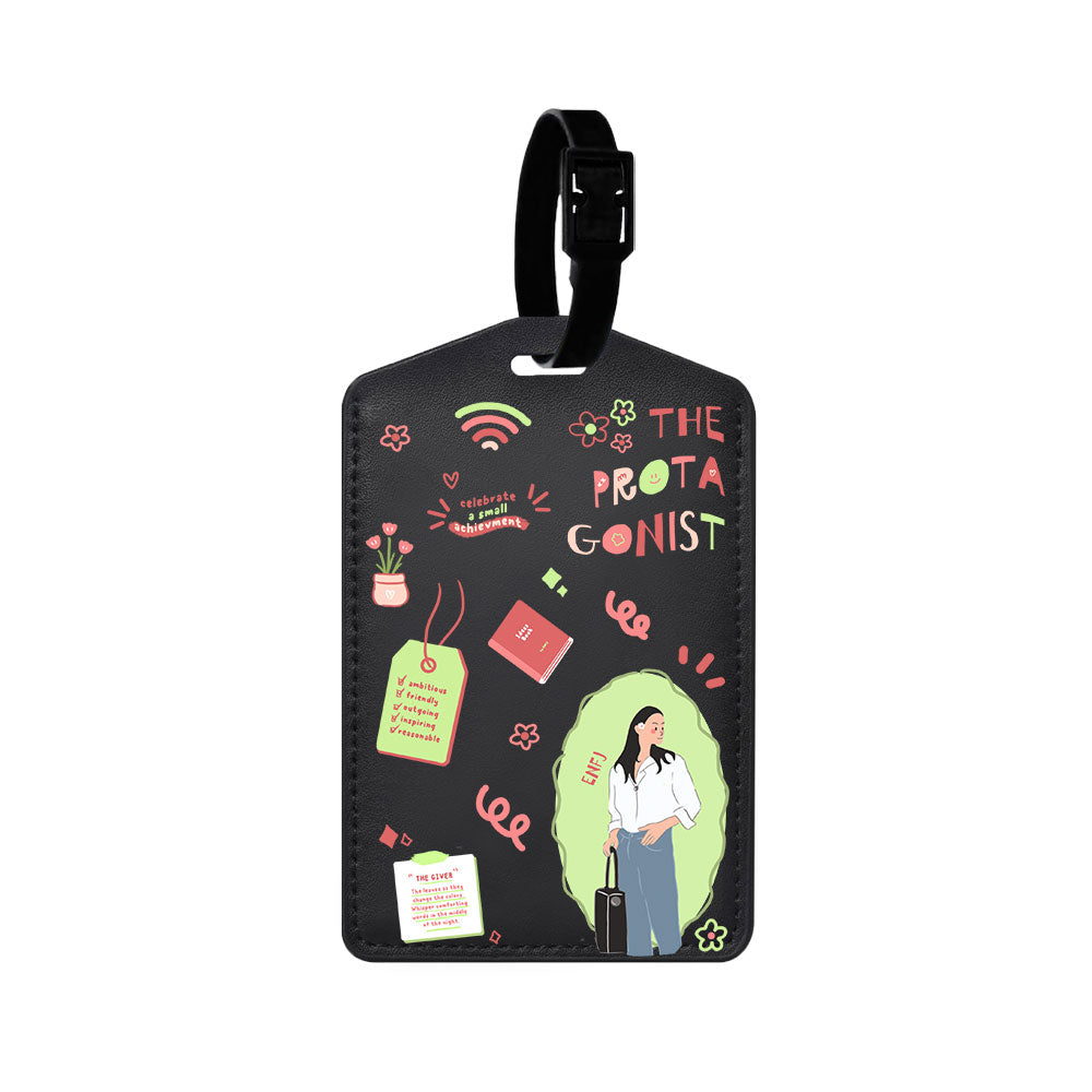 Vegan Leather Bag Tag - ENFJ