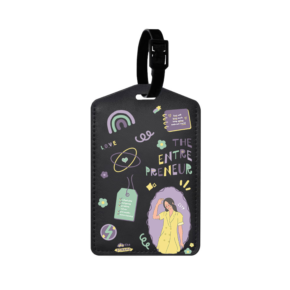 Vegan Leather Bag Tag - ESTP