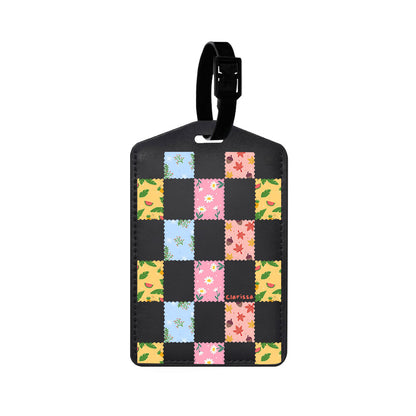 Vegan Leather Bag Tag - Four Seasons Stamps