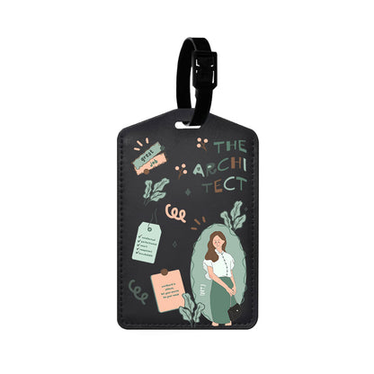 Vegan Leather Bag Tag - INTJ