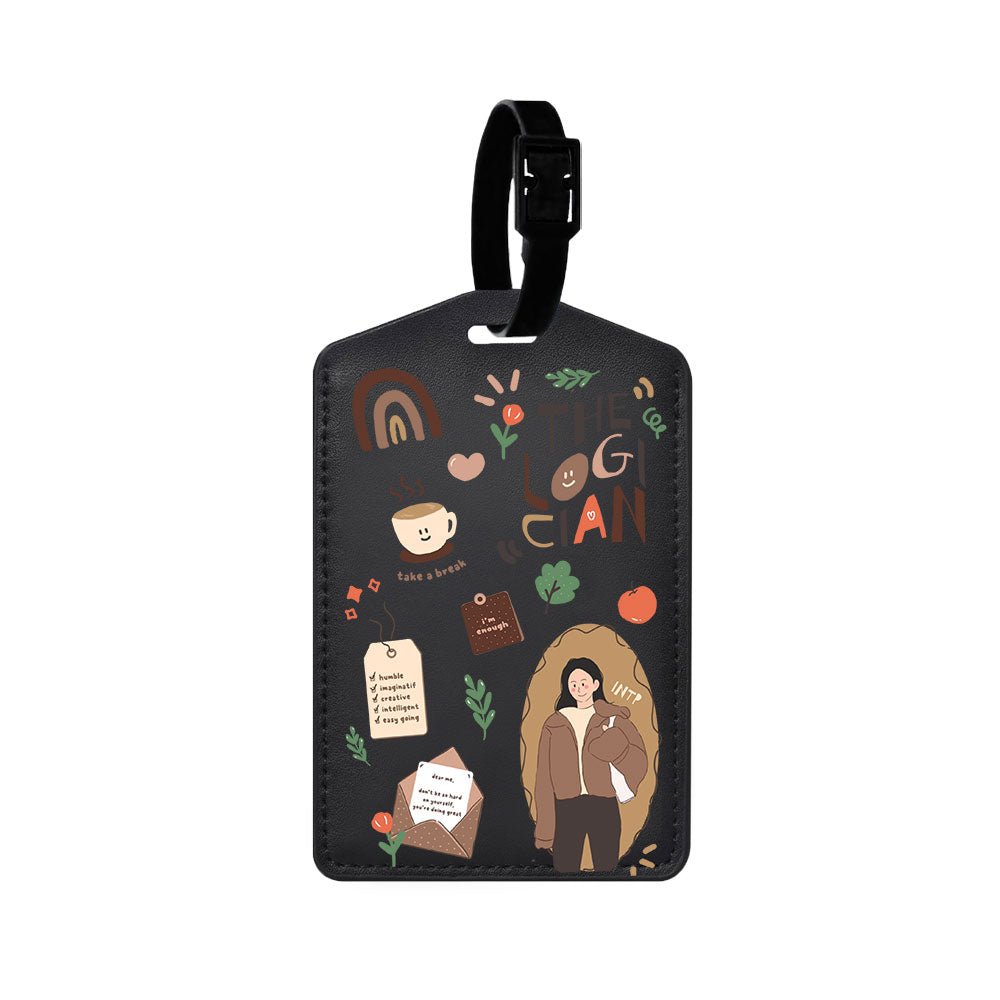 Vegan Leather Bag Tag - INTP