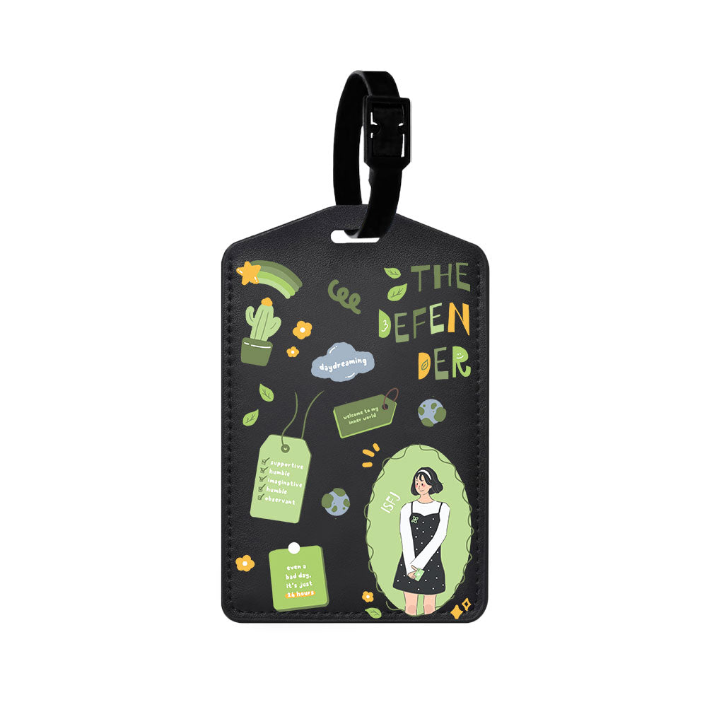 Vegan Leather Bag Tag - ISFJ