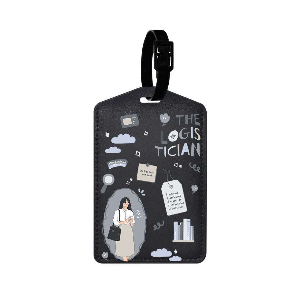Vegan Leather Bag Tag - ISTJ