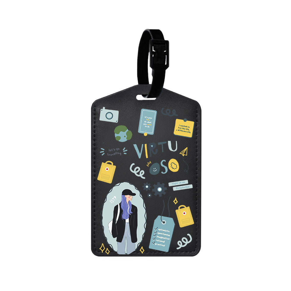 Vegan Leather Bag Tag - ISTP
