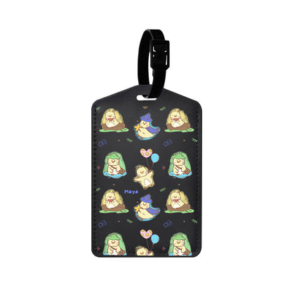 Vegan Leather Bag Tag - Little Duck
