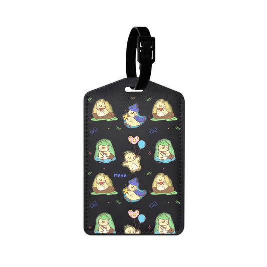 Vegan Leather Bag Tag - Little Duck