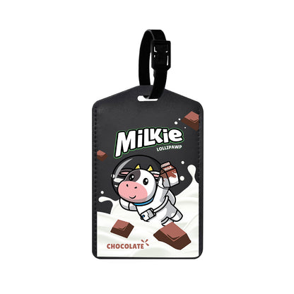 Vegan Leather Bag Tag - Milkie