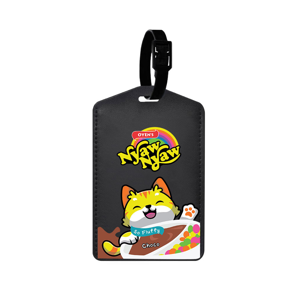 Vegan Leather Bag Tag - Nyaw Nyaw