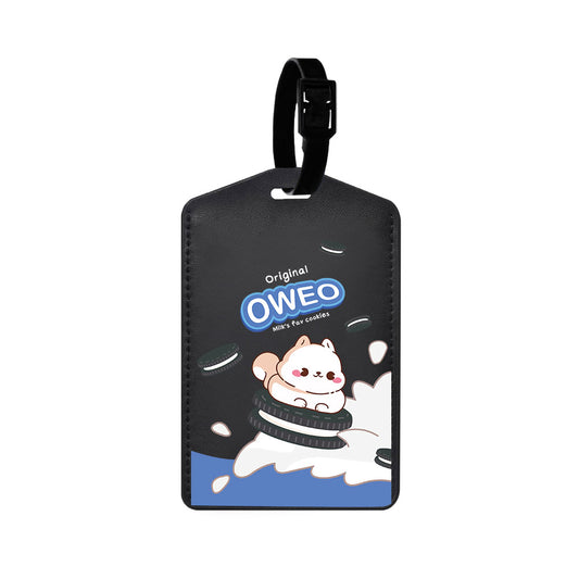 Vegan Leather Bag Tag - Oweo Dog