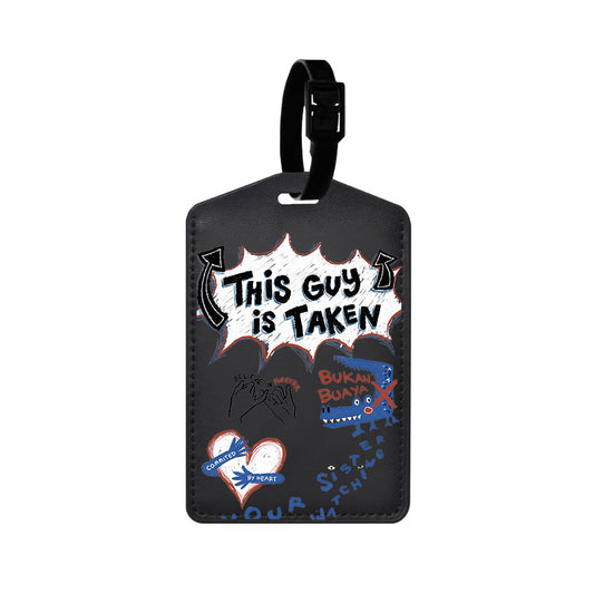 Vegan Leather Bag Tag - Pelakor Proof (For Him)