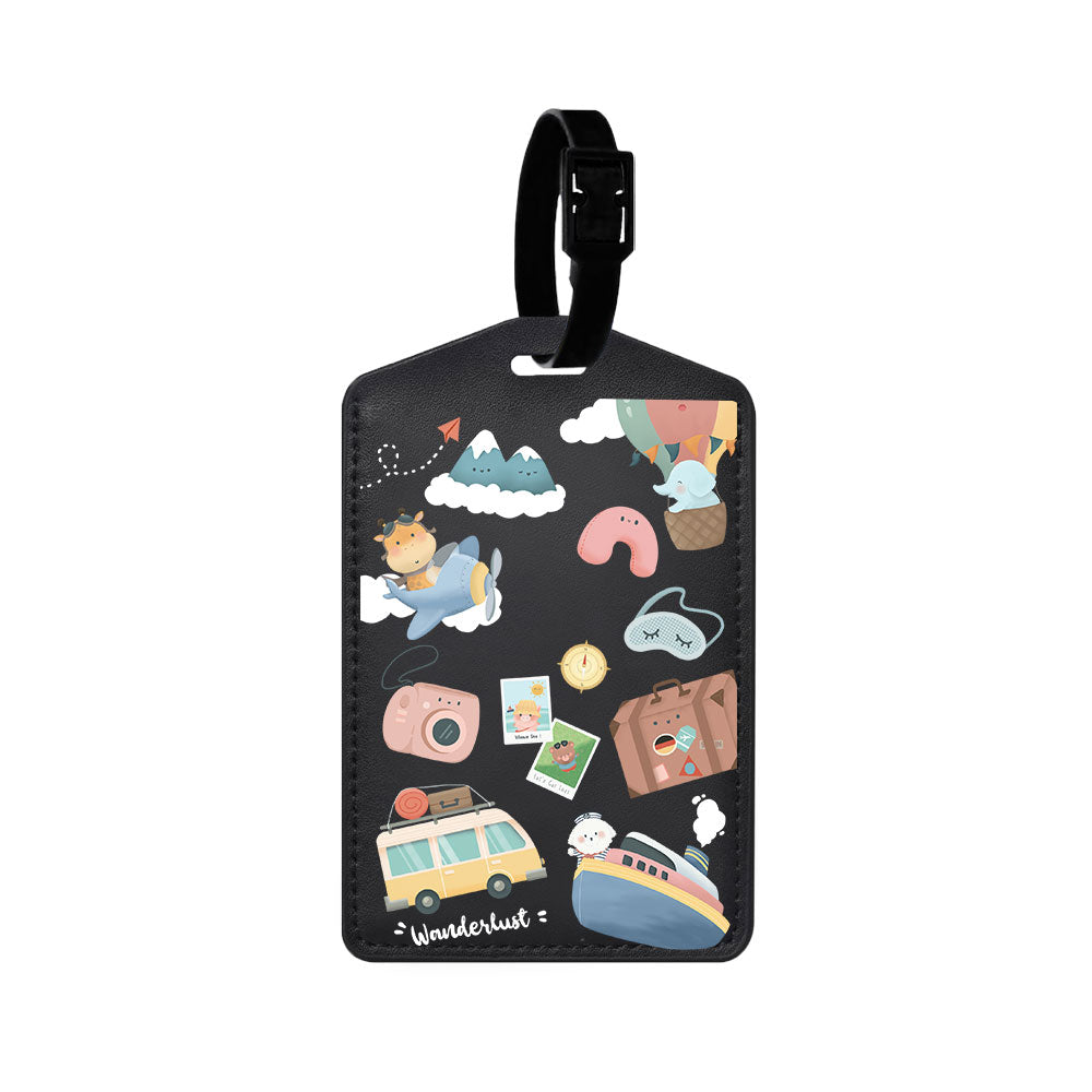 Vegan Leather Bag Tag - Travel